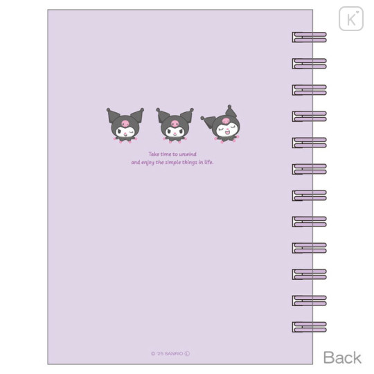 Japan Sanrio Sticker Book with Photo Pocket - Kuromi - 3