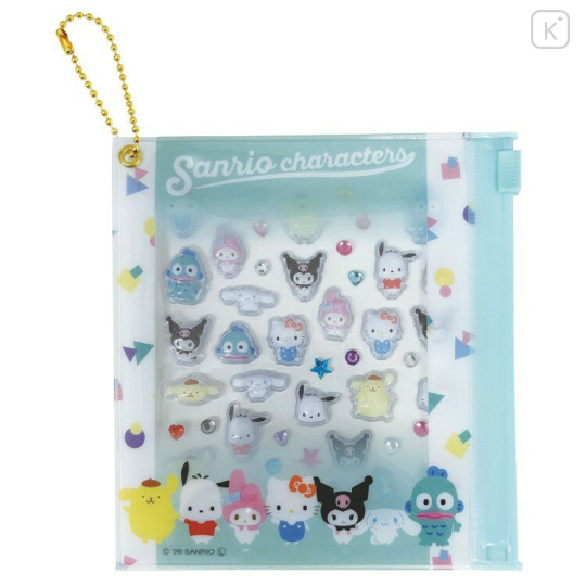 Japan Sanrio Mini Sticker with Slider Case - Chibirinu - 1