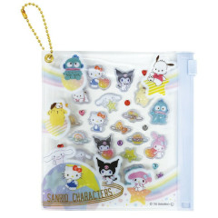 Japan Sanrio Mini Sticker with Slider Case - Planet