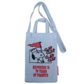 Japan Peanuts Rootote Pochette Crossbody Shoulder Bag - Snoopy : 75th Anniversary Happiness Celebration Blue - 1