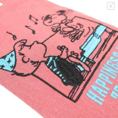Japan Peanuts Rootote Pochette Crossbody Shoulder Bag - Snoopy : 75th Anniversary Happiness Celebration Red - 4