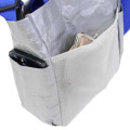 Japan Peanuts Rootote 2way Crossbody Shoulder Tote Bag - Snoopy : Lightweight Silver Blue - 4