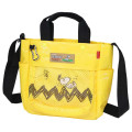 Japan Peanuts Rootote 2way Crossbody Shoulder Tote Bag - Snoopy & Woodstock : Lightweight Yellow Buddy - 1