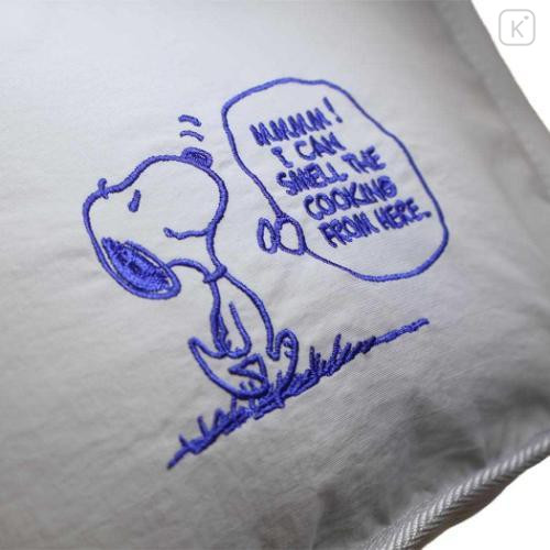 Japan Peanuts Rootote Shoulder Crossbody Bag - Snoopy : Grey Blue - 5
