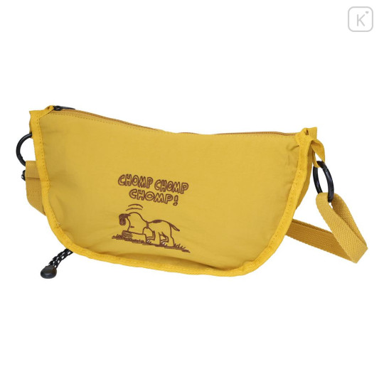 Japan Peanuts Rootote Shoulder Crossbody Bag - Snoopy : Yellow - 1