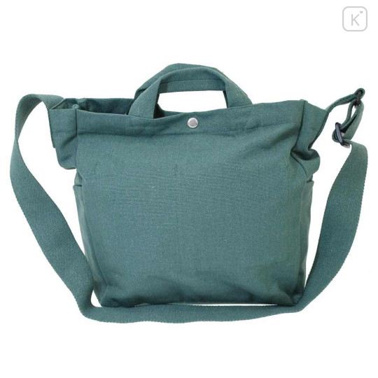 Japan Peanuts Rootote 2way Crossbody Shoulder Tote Bag - Snoopy : Green Reading - 2