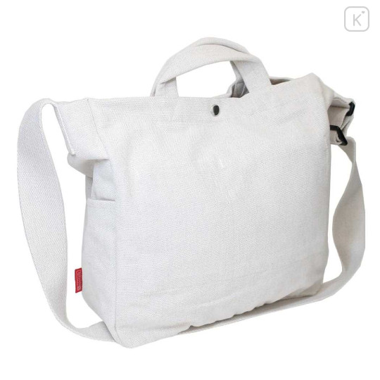 Japan Peanuts Rootote 2way Crossbody Shoulder Tote Bag - Snoopy : Charlie Writing - 2