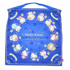Japan Sanrio Rootote Satin Eco Shopping Bag - Hello Kitty : Tablo Scarf Style Zodiac Sign