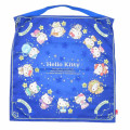 Japan Sanrio Rootote Satin Eco Shopping Bag - Hello Kitty : Tablo Scarf Style Zodiac Sign - 1