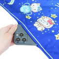 Japan Sanrio Rootote Satin Eco Shopping Bag - Hello Kitty : Tablo Scarf Style Zodiac Sign - 4