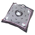 Japan Sanrio Rootote Satin Eco Shopping Bag - Hello Kitty : Tablo Scarf Style Houndstooth - 2