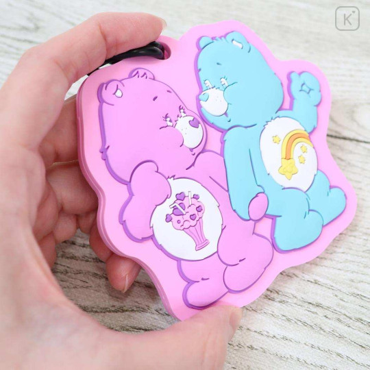 Japan Care Bears Luggage Tag - Share Bear & Wish Bear Pink - 3