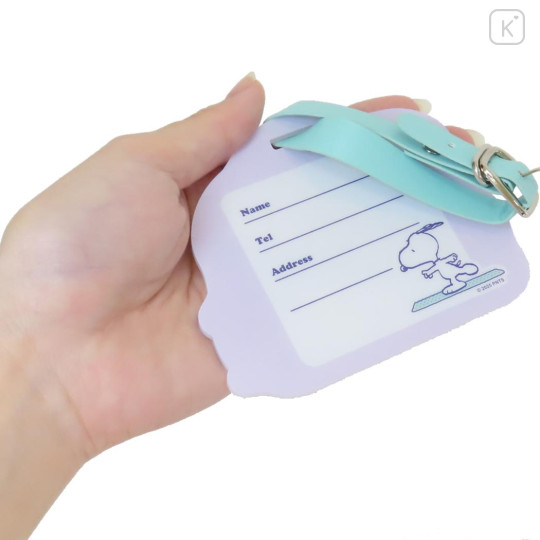 Japan Peanuts Luggage Tag - Snoopy & Woodstock : Yoga Time - 2