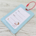 Japan Peanuts Luggage Tag Wire Key Ring - Snoopy & Woodstock : Ace Pilot - 2