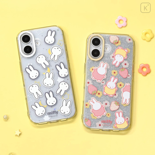 Japan Miffy Camera Frame iPhone 16 Case - Miffy : Face Star Moon Sliver - 7