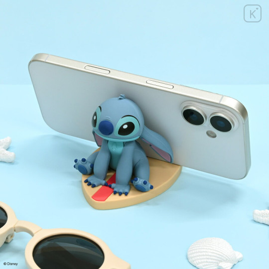 Japan Disney Mascot Mobile Stand - Stitch : Sitting - 1