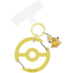 Japan Pokemon Multi Ring Plus with Clear Carabiner - Pikachu