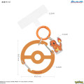 Japan Pokemon Multi Ring Plus with Clear Carabiner - Charmander - 2
