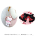 Japan Gloomy Bear Plush Mascot with Carabiner Bag Charm - Gingham Black White - 2