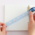 Japan Miffy Clear Masking Tape with Aurora Foil - Miffy : Duck Friend - 3
