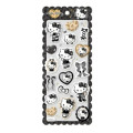 Japan Sanrio Marshmallow Sticker - Hello Kitty : Black Ribbon - 1