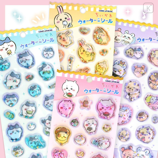 Japan Chiikawa Water-in Sticker - Mix - 2