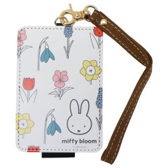 Japan Miffy Pass Case Card Holder - Miffy : Flower Bloom