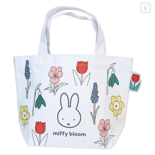 Japan Miffy Mini Tote Bag - Miffy : Flower Bloom - 1