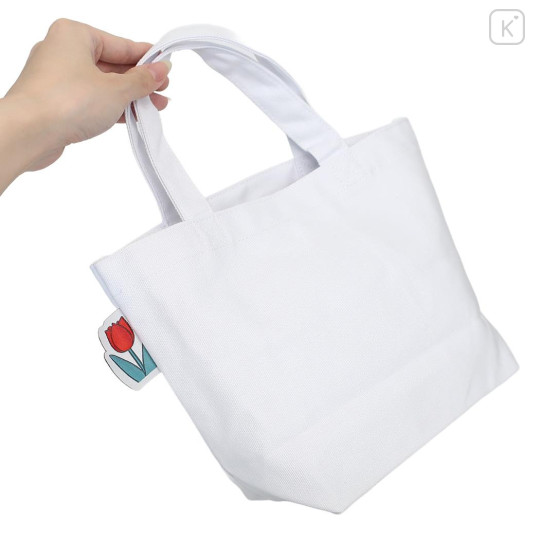 Japan Miffy Mini Tote Bag - Miffy : Flower Bloom - 2