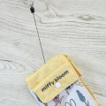 Japan Miffy Pass Case Card Holder & Coin Case & Reel - Miffy : Flower Bloom - 5
