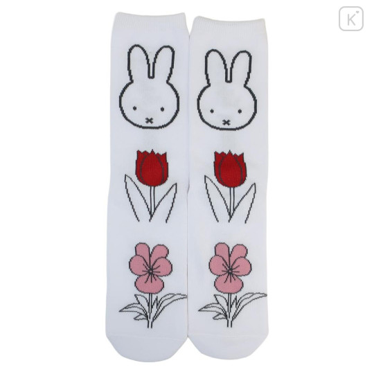 Japan Miffy Ankle High Socks - Miffy : Flower Bloom - 1