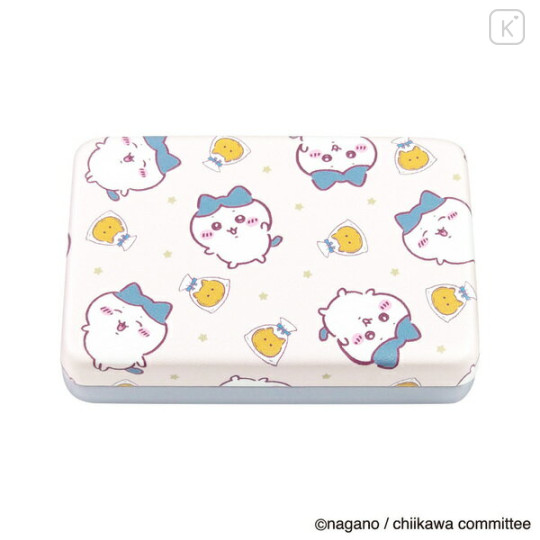 Japan Chiikawa Palm-Sized Accessory Case with Mirror - Hachiware : Happy - 1