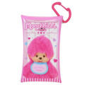 Japan Monchhichi Clear Multi Case with Carabiner (S) - Colors Neon Pink - 1
