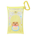 Japan Monchhichi Clear Multi Case with Carabiner (S) - Colors Yellow - 1