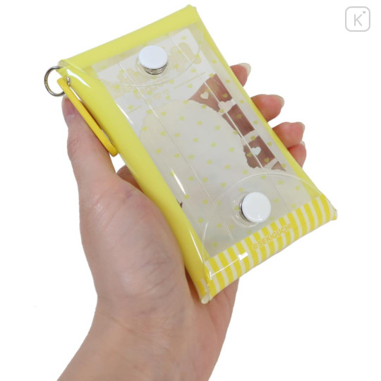 Japan Monchhichi Clear Multi Case with Carabiner (S) - Colors Yellow - 2