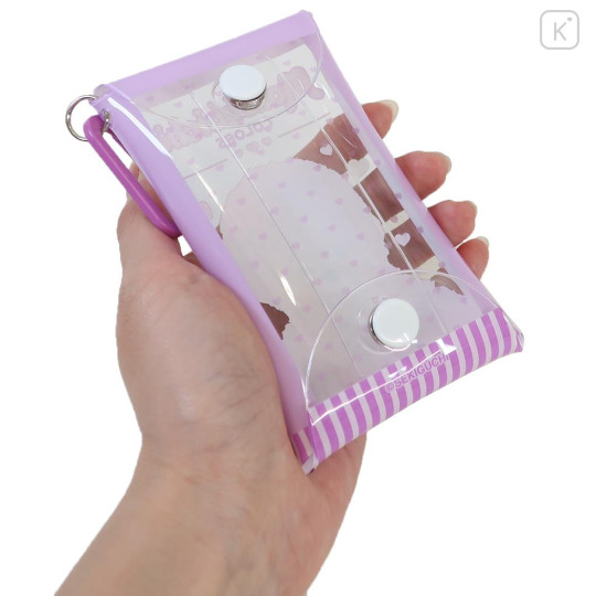 Japan Monchhichi Clear Multi Case with Carabiner (S) - Colors Purple - 2