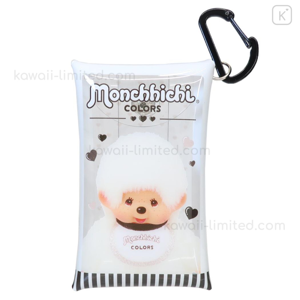 Japan Monchhichi Clear Multi Case with Carabiner (S) - Colors