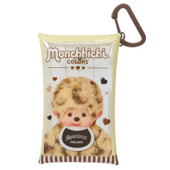 Japan Monchhichi Clear Multi Case with Carabiner (S) - Colors Leopard