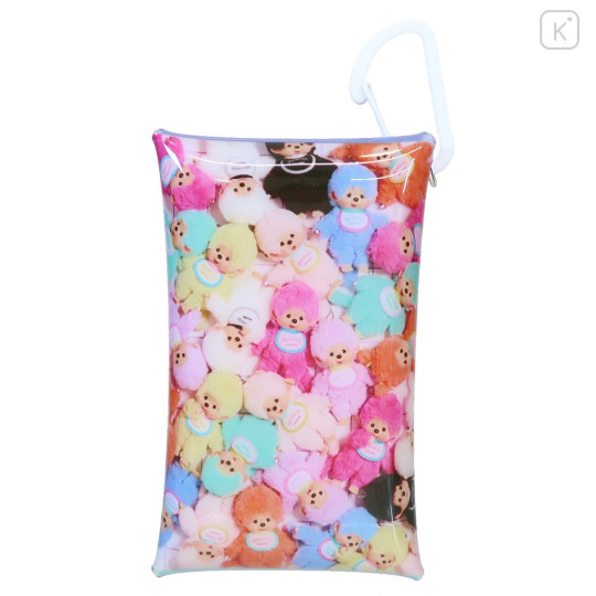 Japan Monchhichi Clear Multi Case with Carabiner (S) - Colors - 1