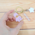 Japan Monchhichi Acrylic Keychain 3 Charm - Colors Light Purple - 2