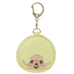 Japan Monchhichi Embroidered Patch Mascot Bag Charm Keychain - Colors Yellow