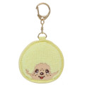 Japan Monchhichi Embroidered Patch Mascot Bag Charm Keychain - Colors Yellow - 1