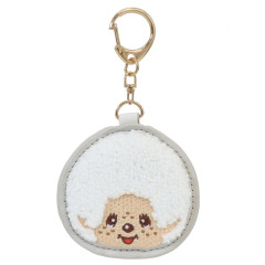 Japan Monchhichi Embroidered Patch Mascot Bag Charm Keychain - Colors White