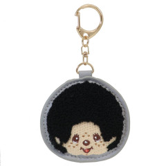 Japan Monchhichi Embroidered Patch Mascot Bag Charm Keychain - Colors Black