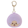 Japan Monchhichi Embroidered Patch Mascot Bag Charm Keychain - Colors Light Purple - 1