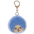 Japan Monchhichi Embroidered Patch Mascot Bag Charm Keychain - Colors Purple Blue - 1