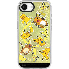 Japan Pokemon Camera Frame iPhone 16e / 17e MagSafe Case - Pichu & Pikachu : Electric Type Yellow