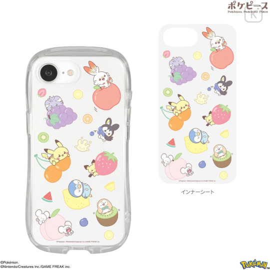 Japan Pokemon Camera Frame iPhone 16e / 17e Case - Pokepeace Fruits - 2