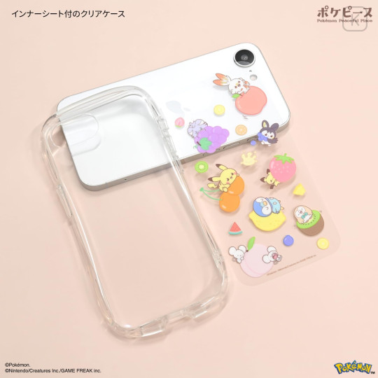 Japan Pokemon Camera Frame iPhone 16e / 17e Case - Pokepeace Fruits - 3