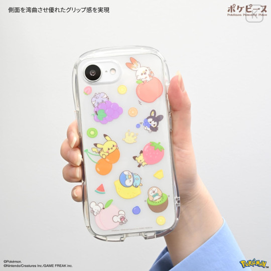 Japan Pokemon Camera Frame iPhone 16e / 17e Case - Pokepeace Fruits - 6